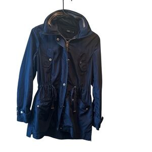 Women's Black Waterproof Lightweight Rain jacket Hoodie